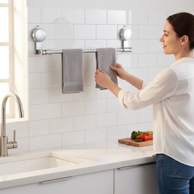 Porte serviette mural